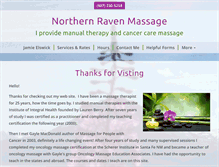 Tablet Screenshot of northernraventherapeutics.com